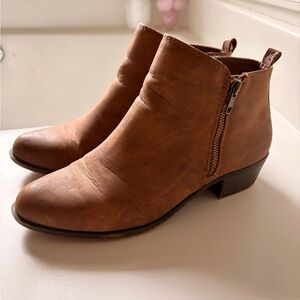 Madden Girl Tan Ankle Booties